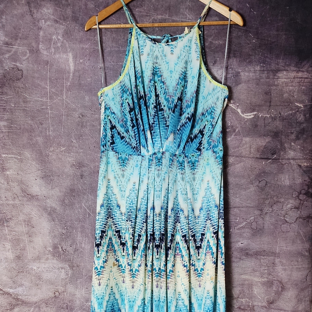 Geometric Maxi Dress